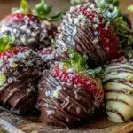 decadent chocolate-covered strawberries - featured image