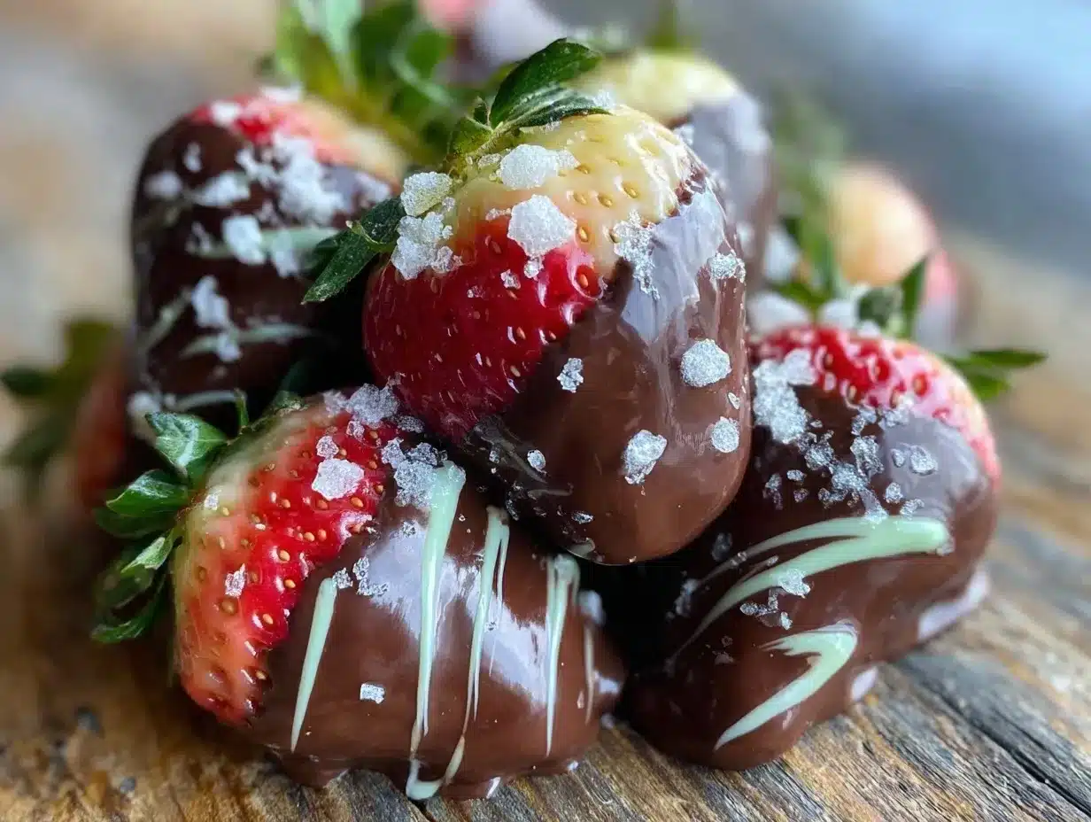 decadent chocolate-covered strawberries preparation steps