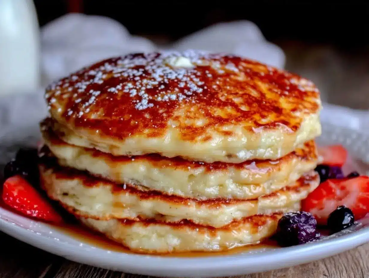 fluffy buttermilk pancakes preparation steps