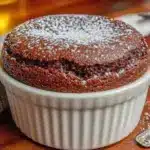 fluffy chocolate soufflé - featured image