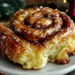 fluffy christmas morning cinnamon rolls - featured image
