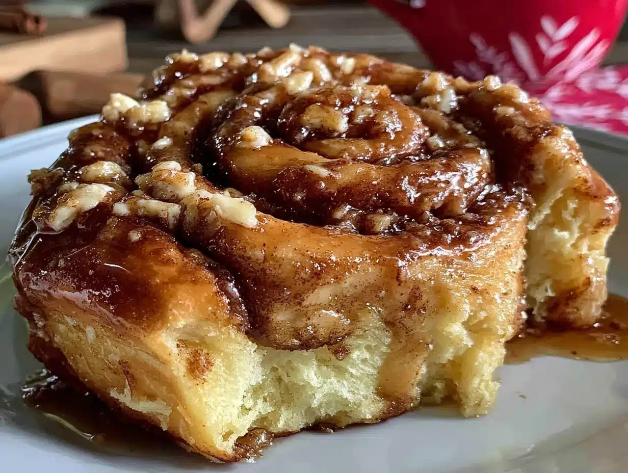 fluffy christmas morning cinnamon rolls preparation steps
