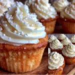 fluffy vanilla cupcakes recipe - featured image