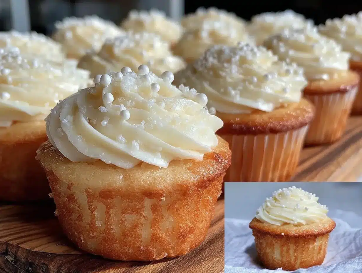 fluffy vanilla cupcakes recipe preparation steps
