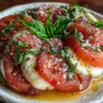 fresh Caprese salad - featured image
