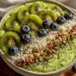 Fresh Spinach Green Smoothie Bowl - featured image