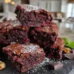 fudgy homemade brownies - featured image