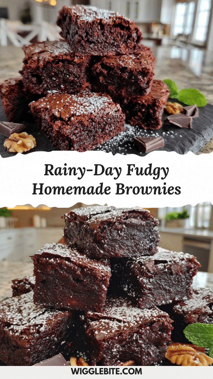 fudgy homemade brownies recipe