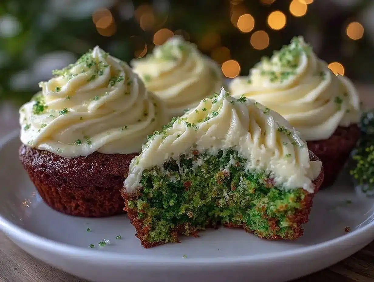 green velvet cupcakes preparation steps