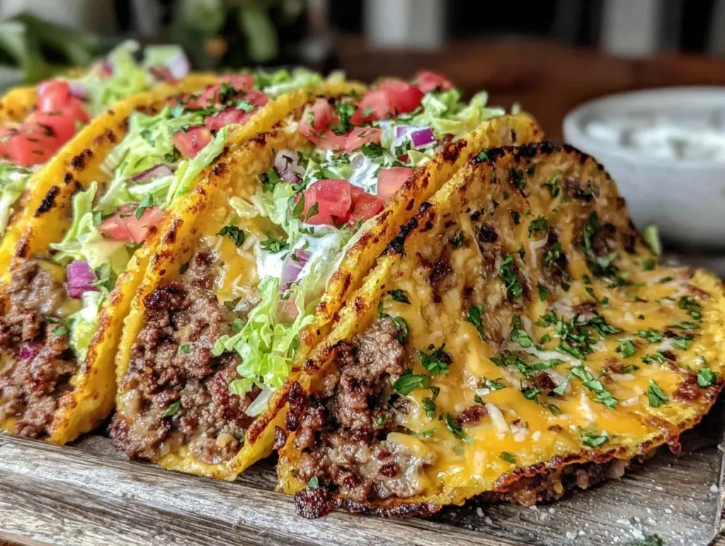 ground beef tacos - featured image