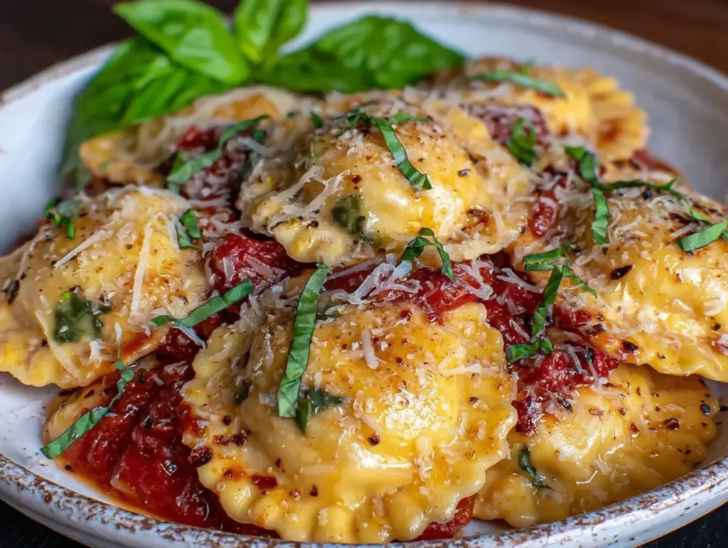 heart-shaped ravioli recipe - featured image