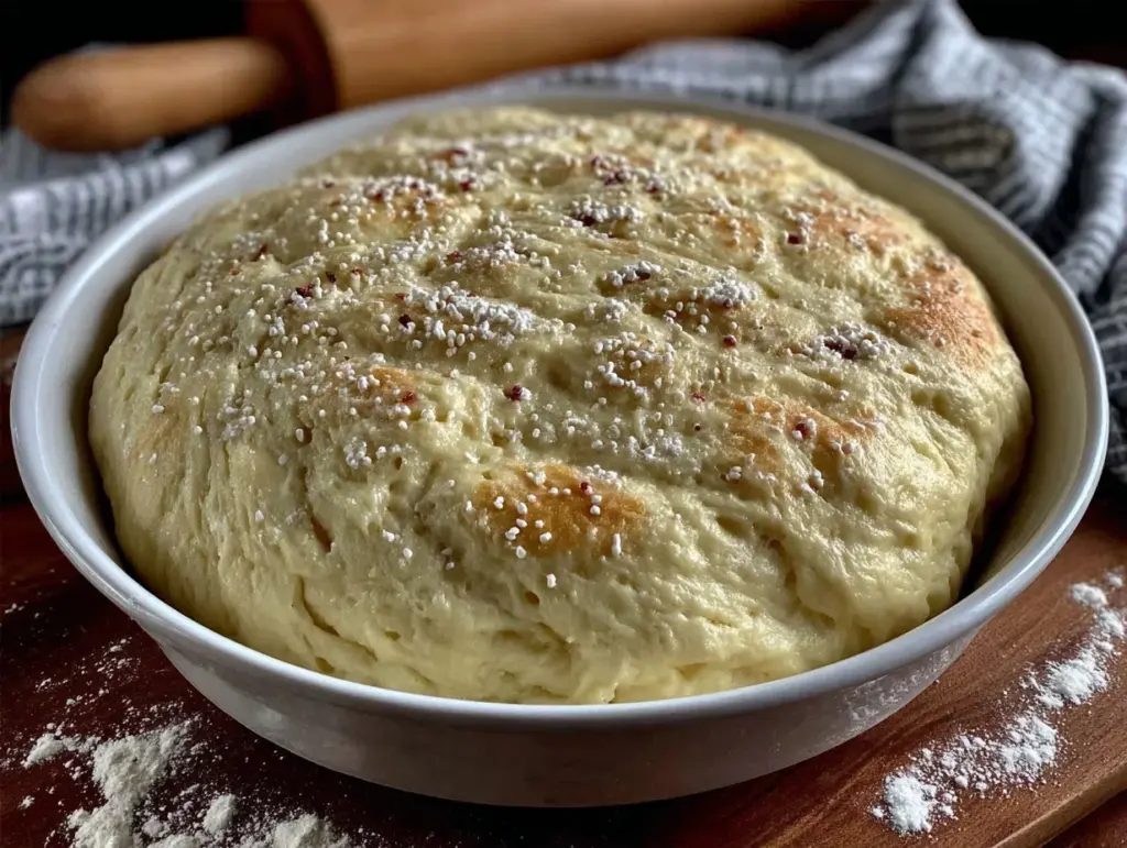 homemade pizza dough - featured image