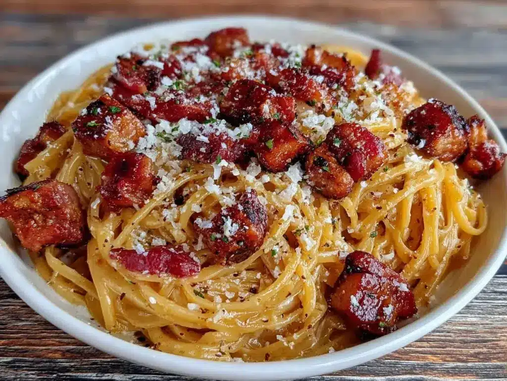 Italian carbonara recipe - featured image