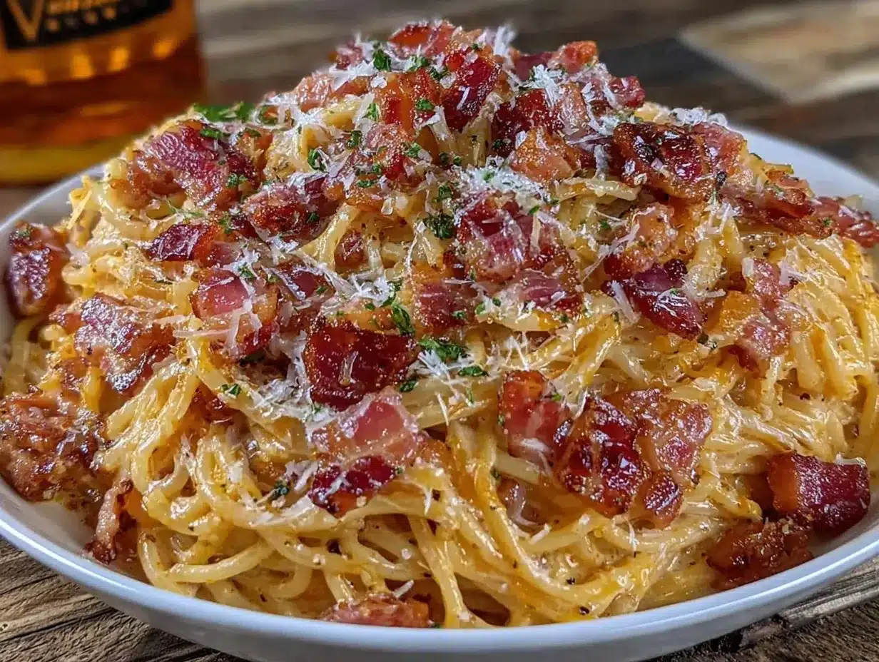 Italian carbonara recipe preparation steps