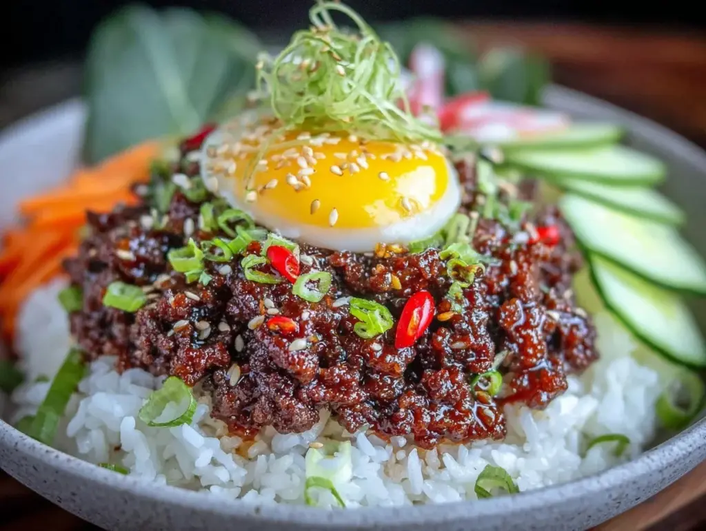 Korean Ground Beef Rice Bowls - featured image