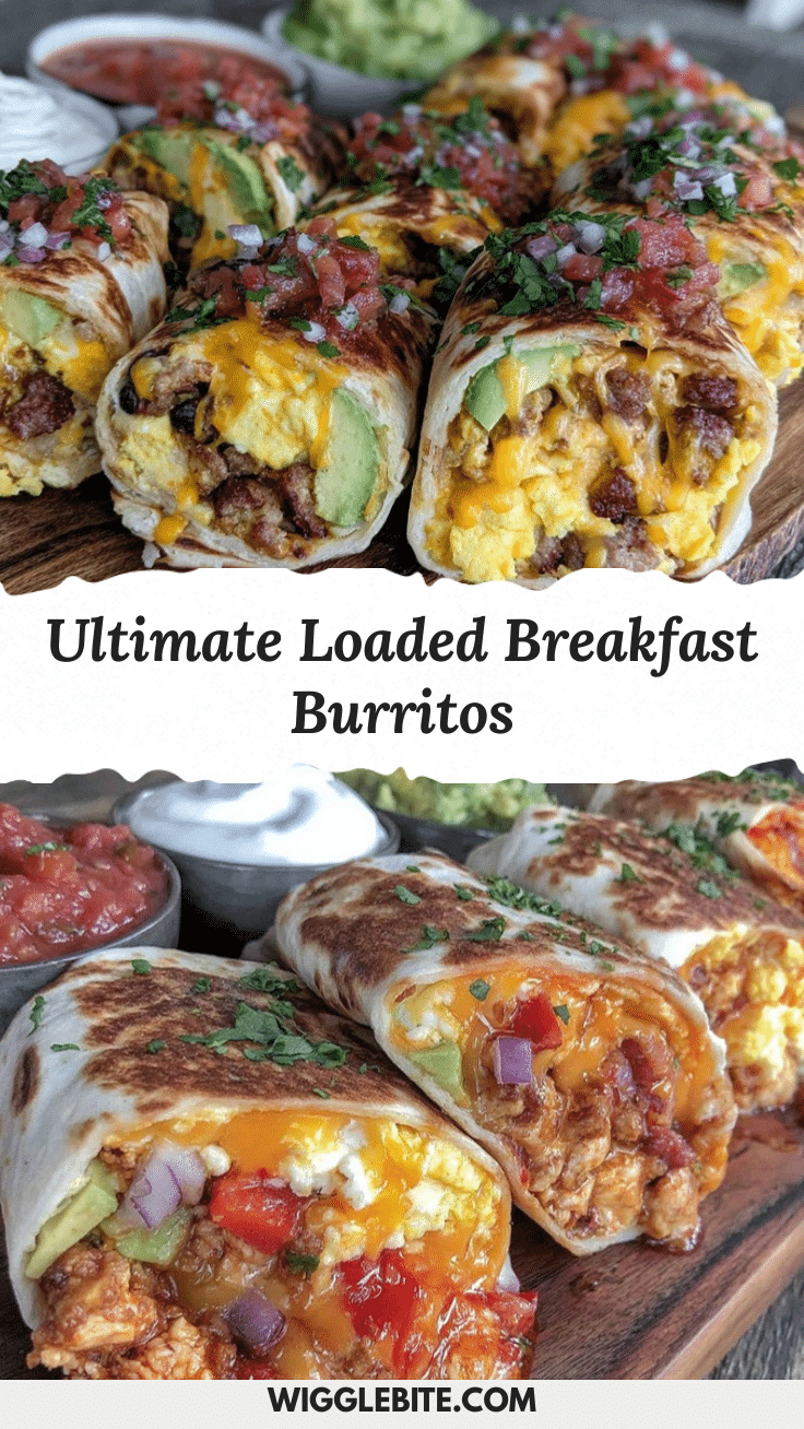 loaded breakfast burritos recipe