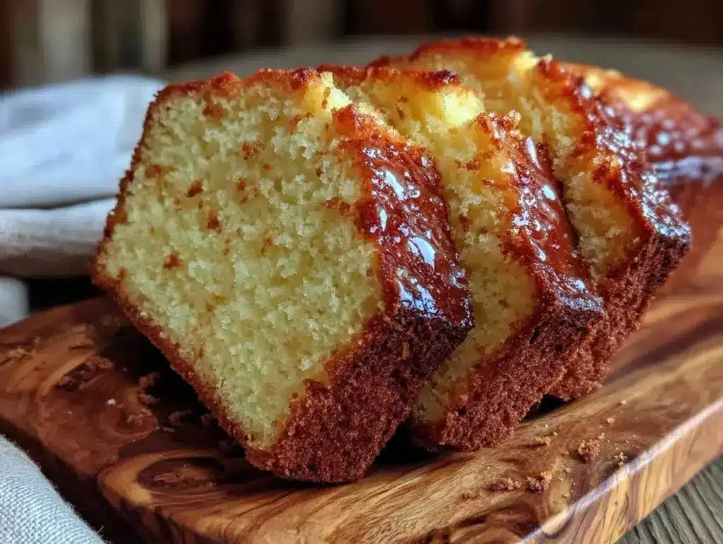 moist classic pound cake - featured image