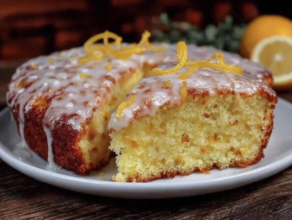 moist zesty lemon cake delight - featured image
