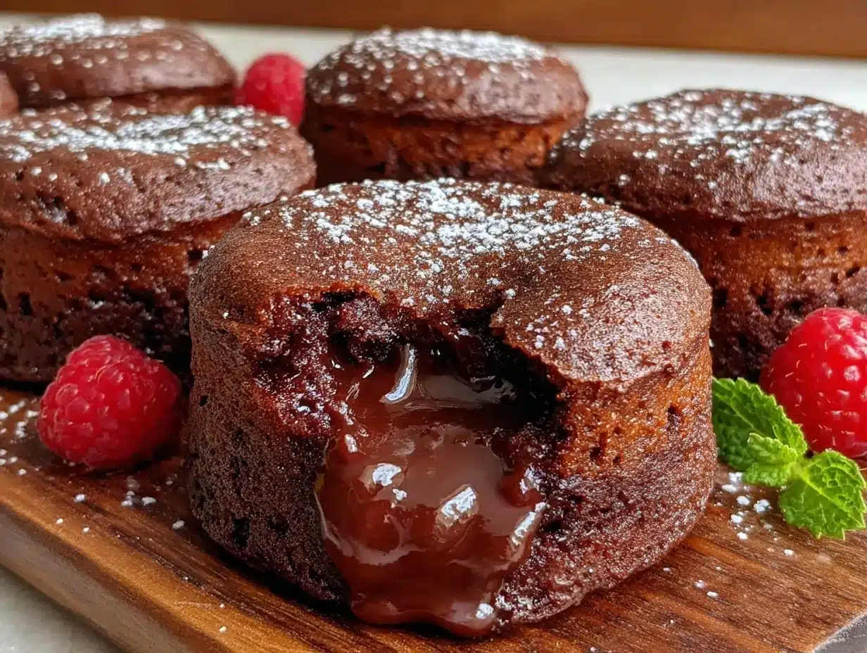 molten lava cakes recipe preparation steps