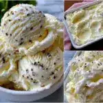 no-churn vanilla bean ice cream - featured image