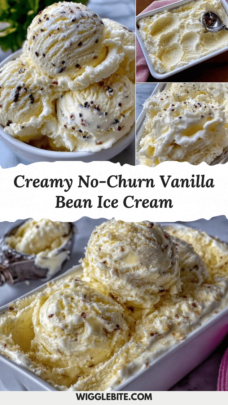 no-churn vanilla bean ice cream recipe