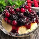 panna cotta with mixed berry compote - featured image