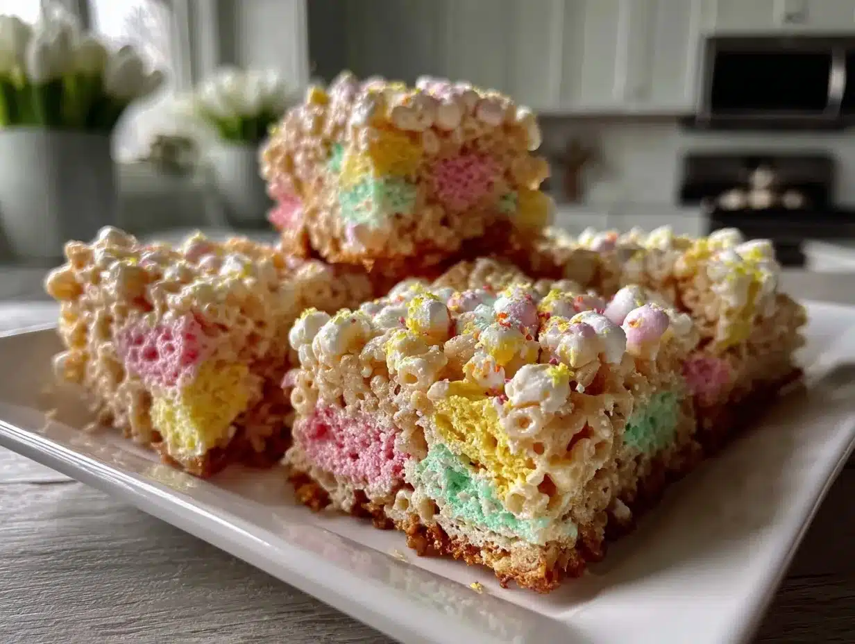 Peeps Rice Krispies Treats preparation steps