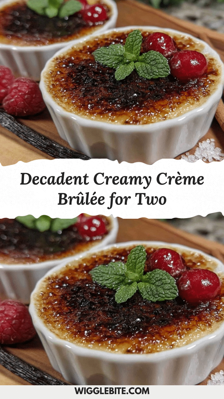 perfect crème brûlée for two recipe