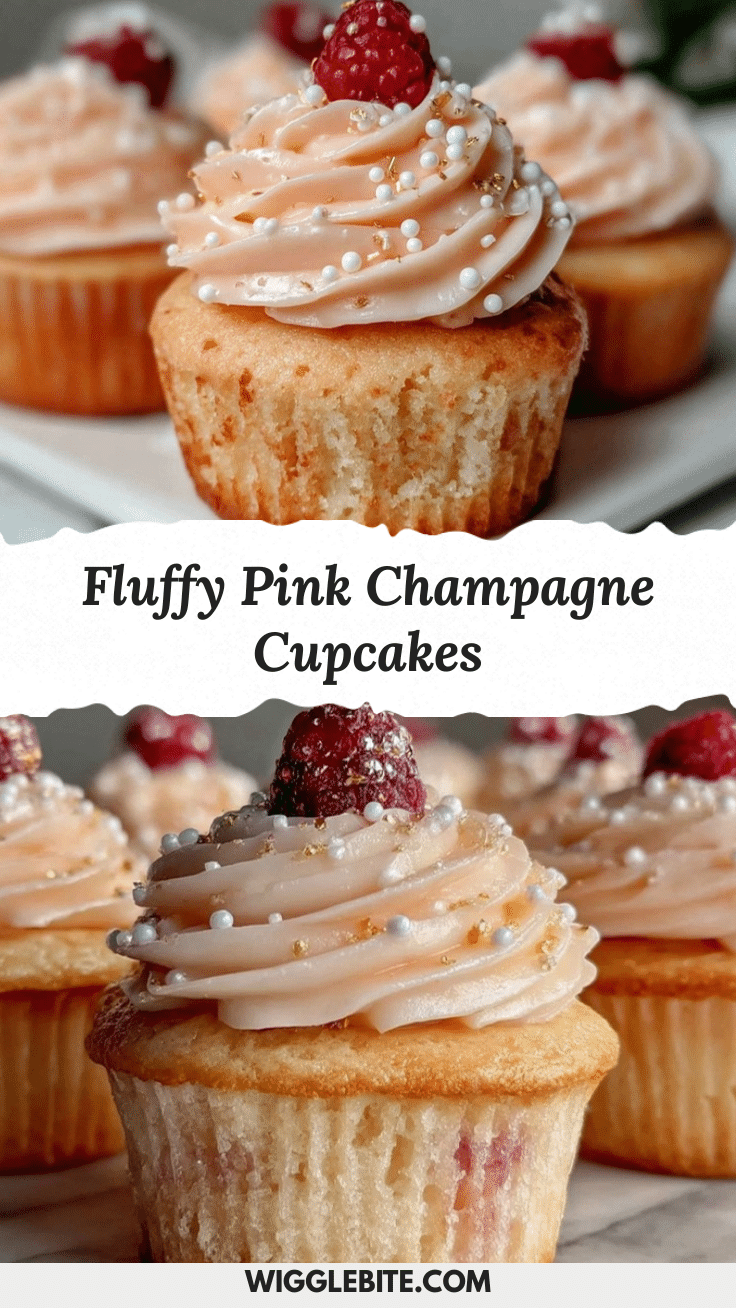 Pink Champagne Cupcakes recipe