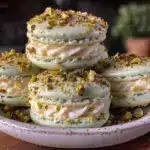 pistachio macarons recipe - featured image