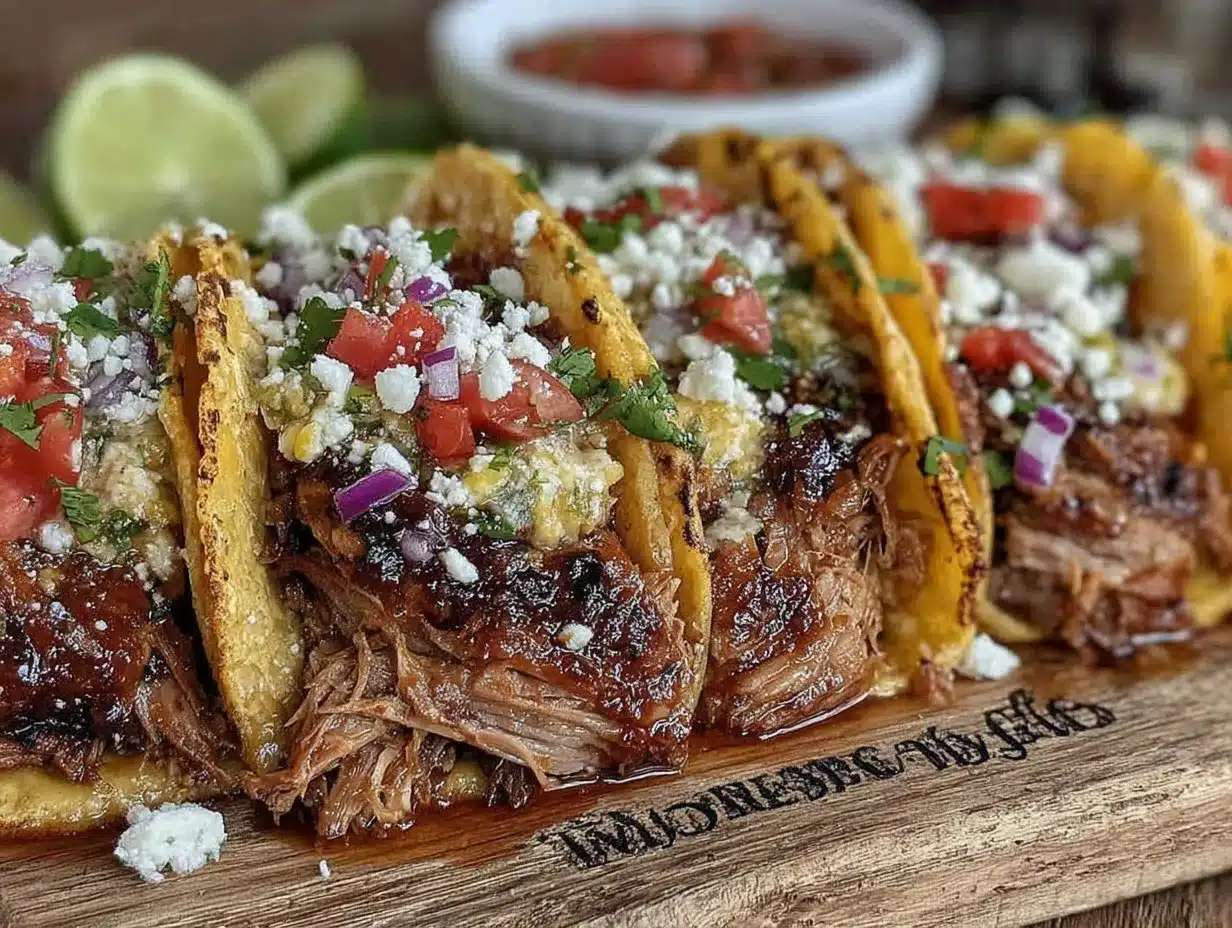 slow cooker carnitas tacos preparation steps