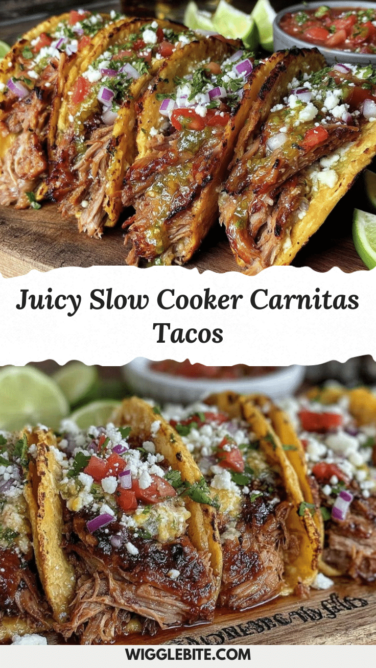 slow cooker carnitas tacos recipe