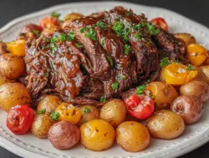 Slow Cooker Mississippi Pot Roast - featured image