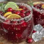 sparkling cranberry punch recipe - featured image