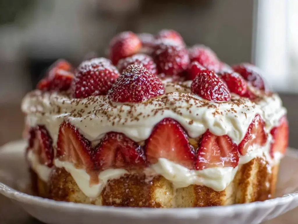 strawberry tiramisu recipe - featured image