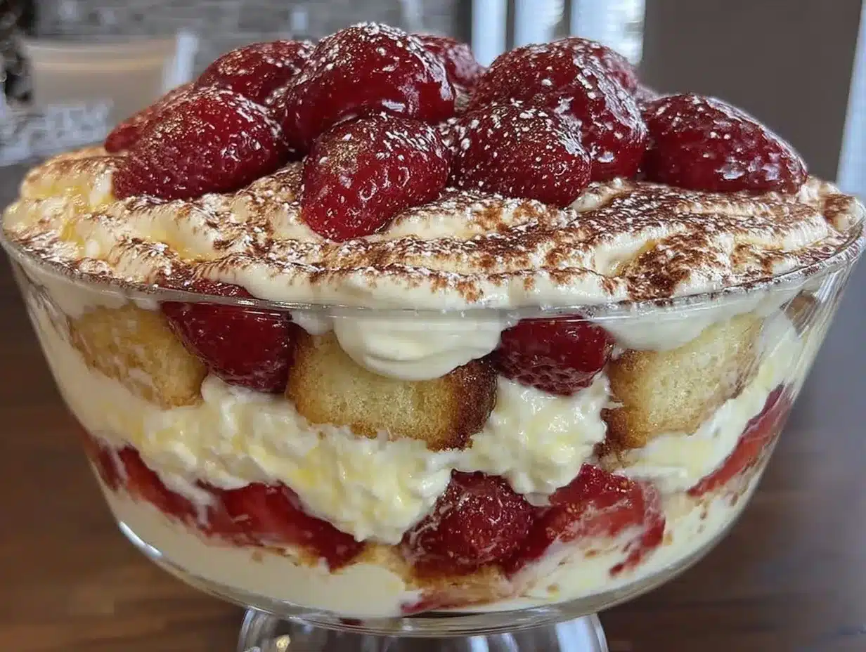 strawberry tiramisu recipe preparation steps