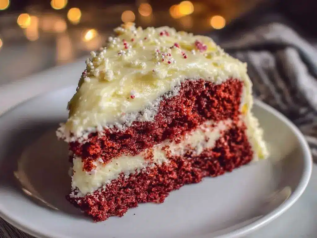 ultimate moist red velvet cake - featured image