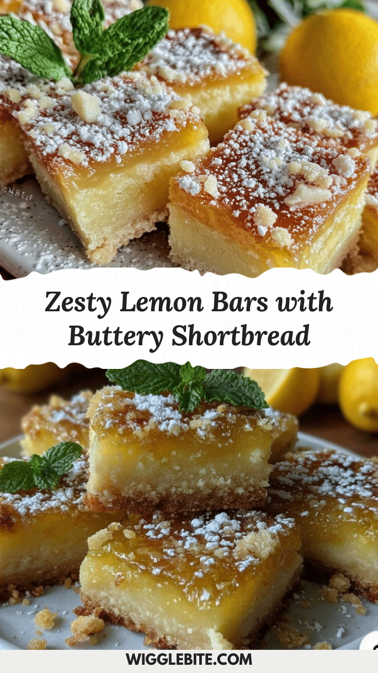 zesty lemon bars recipe