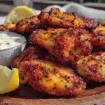 air fryer lemon pepper wings - featured image