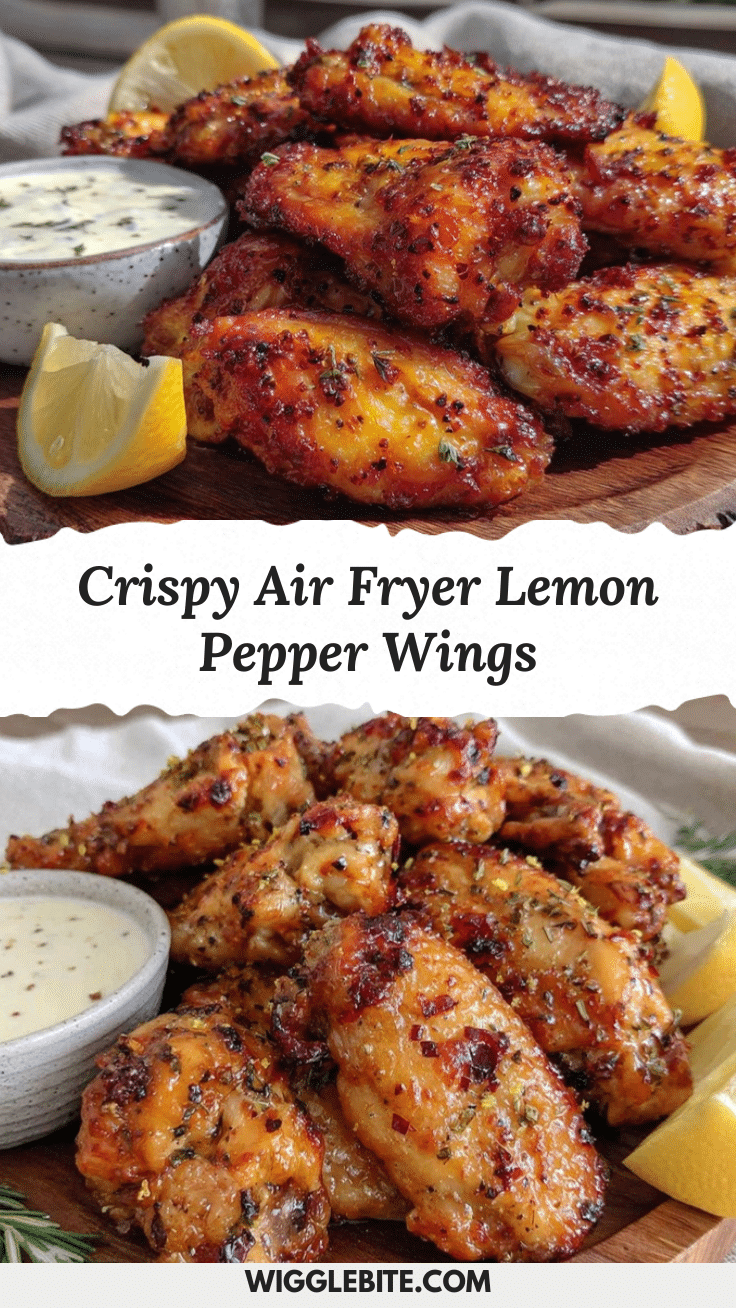 air fryer lemon pepper wings recipe