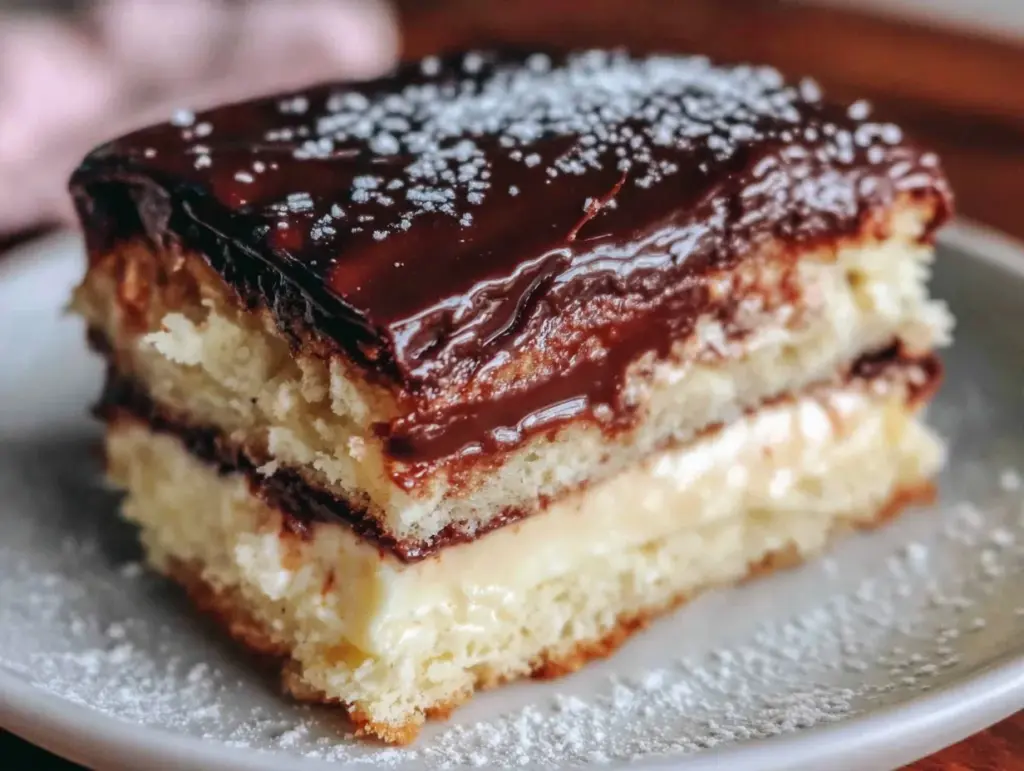 Boston Cream Pie Recipe - featured image