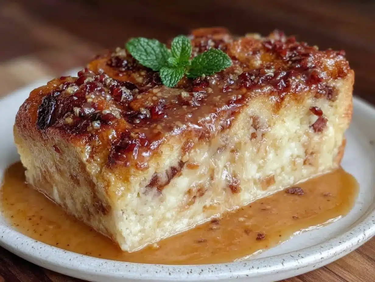bourbon street bread pudding - featured image