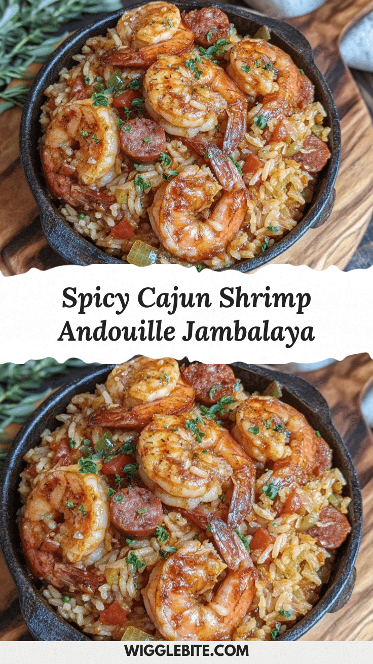 Cajun shrimp andouille jambalaya recipe