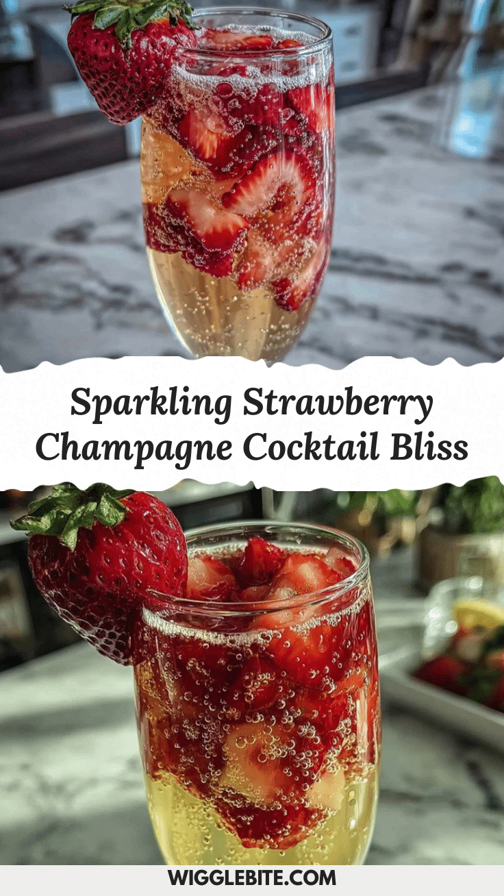 champagne cocktail with strawberries recipe