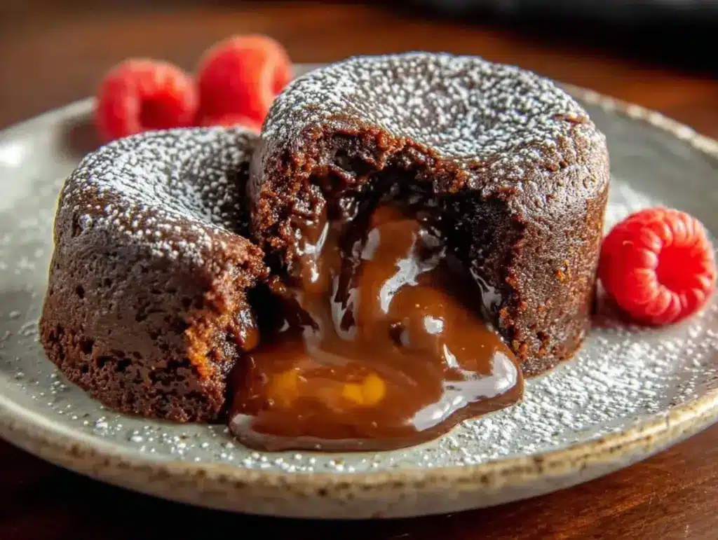 chocolate lava cakes recipe - featured image