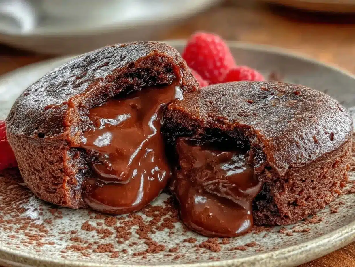 chocolate lava cakes recipe preparation steps