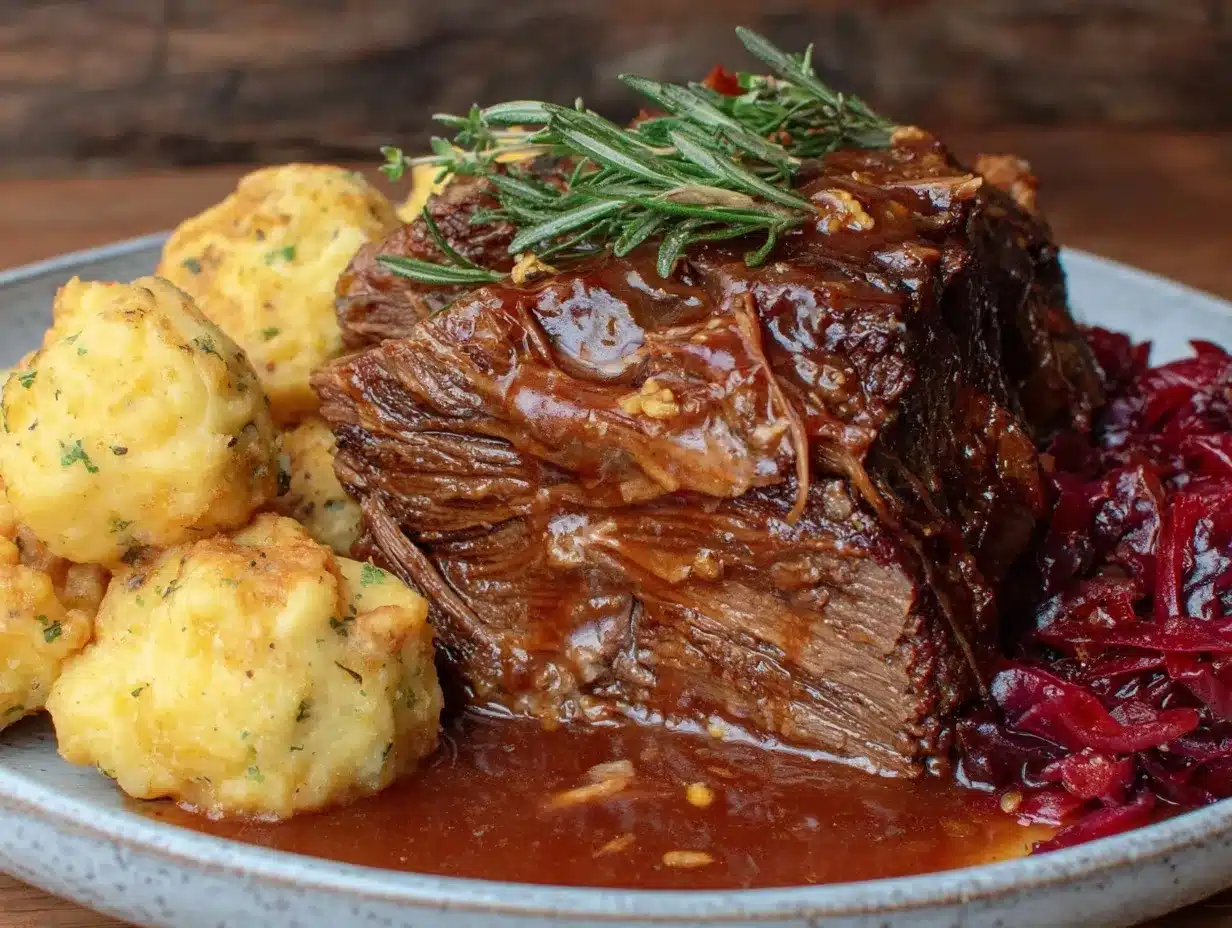 classic authentic german sauerbraten preparation steps
