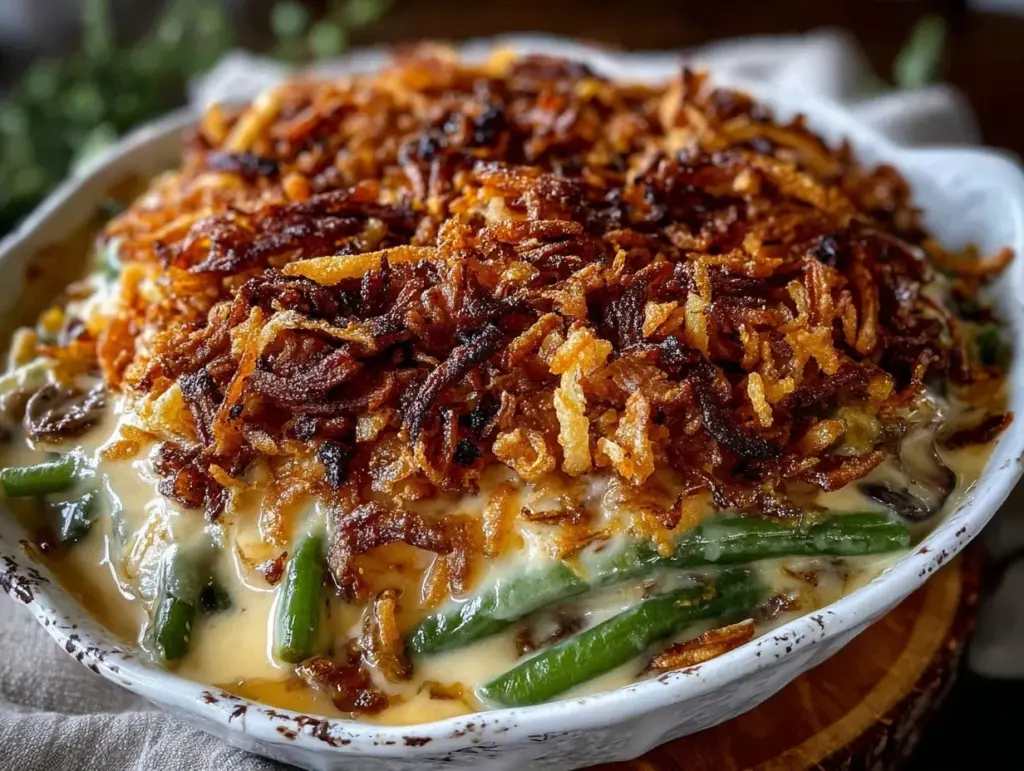 classic green bean casserole - featured image