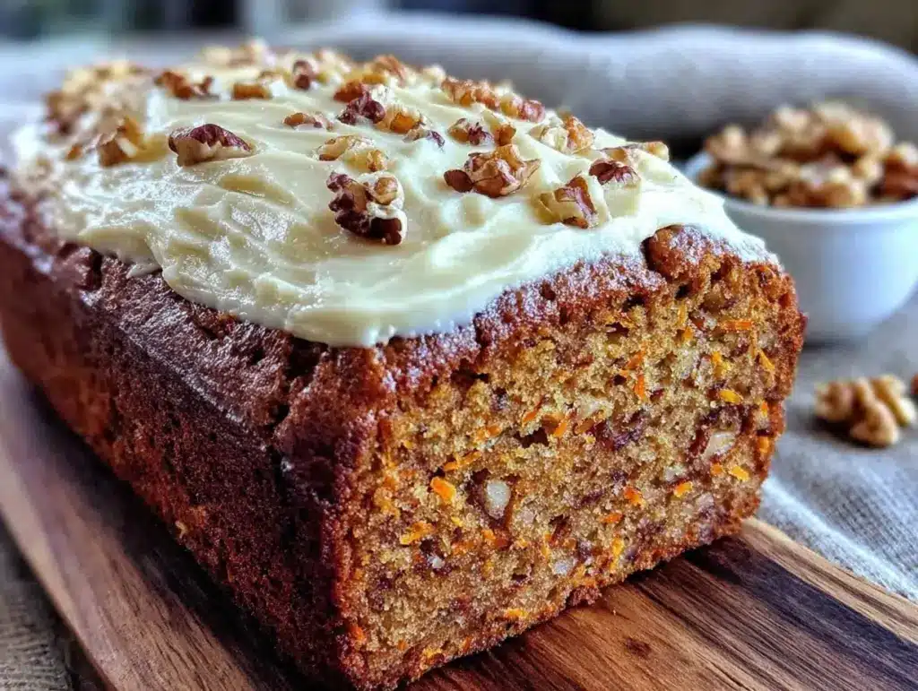 cozy carrot cake bread - featured image