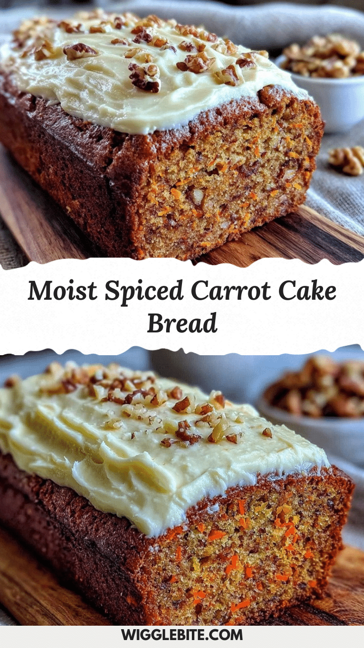cozy carrot cake bread recipe